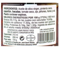 Pipes i carasses en aceite de oliva virgen extra premium170 g