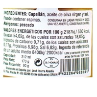 Capellán asado en aceite de oliva virgen extra premium 170 g