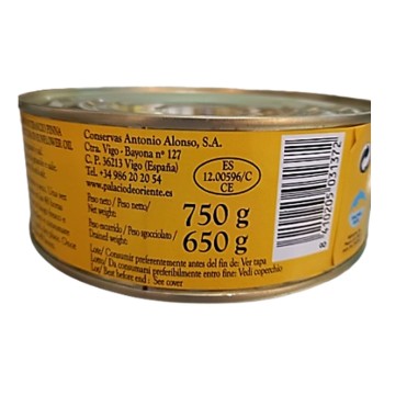 Atún Claro en Aceite de Girasol 750g
