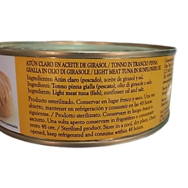 Atún Claro en Aceite de Girasol 750g